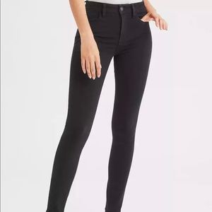AE Next Level Stretch Hi-Rise Black Jegging